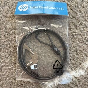 HP tablet keyed cable lock